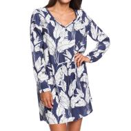 Robe Bleu à fleurs Femme Roxy Indigo Night