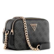 Sac à Bandoulière Noir Femme Guess Noelle vue 2