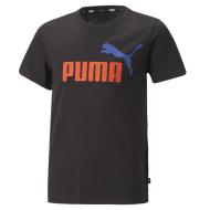 T-Shirt Noir Garçon Puma Essentials Logo 66 pas cher