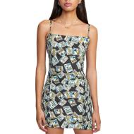 Robe Imprimé Noir Femme RVCA United pas cher