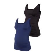 Débardeur Noir/Bleu Femme Mamalicious Heal pas cher