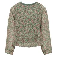 Girl's Fluid Blouse Green/Red Kids ONLY Kogdora affordable