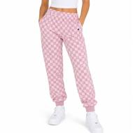 Jogging à damier Rose Fille Champion Fleece pas cher