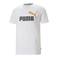 T-shirt Blanc Homme Puma Essential +2 pas cher