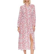 Robe Rouge à Motifs Femme Pepe jeans Perah pas cher