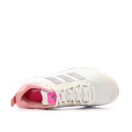Baskets Blanches/Roses Femme Adidas Everyset Trainer vue 4