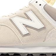 Baskets Beige/Blanc Homme New Balance 574 vue 7