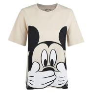 T-Shirt Beige Femme Disney Don't Speak Slouch vue 2