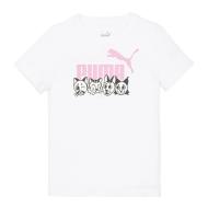 T-shirt Blanc Fille Puma Mates 673346