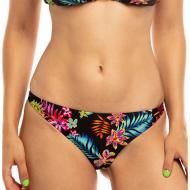 Bas de Bikini Noir/Fleurs Femme Sun Project Tanga