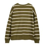 Sweat Kaki/Blanc Femme Teddy Smith Andy vue 2