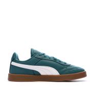 Baskets Vert Femme Puma Club Indoor vue 2