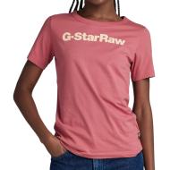 T-shirt Rose Femme G-Star Raw D23942