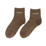Stella Green CANON Brown Women’s Socks affordable