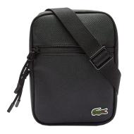 Sacoche Noire Homme Lacoste Crossover pas cher