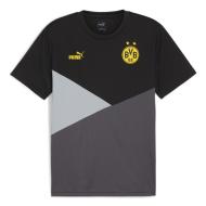 Dortmund T-Shirt Noir/Gris Homme Puma Poly 2023/2024 pas cher