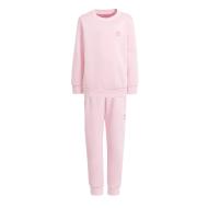 Survêtement Rose Fille Adidas Crew Set IP0571 pas cher