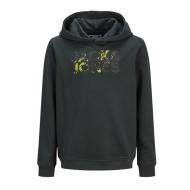 Sweat à Capuche Gris Garçon Jack & Jones Corp Splash pas cher