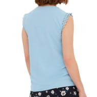 T-Shirt de Grossesse Bleu Femme Vero Moda Maternity 20016420 vue 2