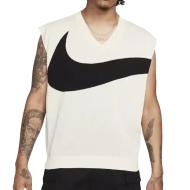 Sweat Noir/Blanc Homme Nike Swoosh pas cher