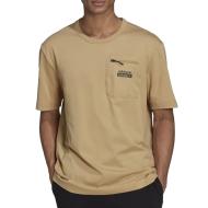 T-shirt Marron Homme Adidas Q4 pas cher