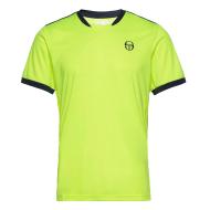 Maillot de sport Jaune fluo Homme Sergio Tacchini Club vue 2