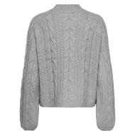 Pull Gris Femme JDY Silja 15321106 vue 2