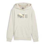 Sweat Beige Enfant Puma Ess Holida pas cher