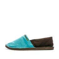 Espadrilles Marron/Bleu Femme Havaianas Origine pas cher