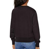 Sweat Noir Femme Guess Original Fleece vue 2