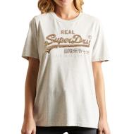 T-shirt Gris Femme Superdry Vl Boho Sparkle pas cher