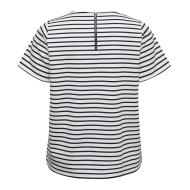 T-Shirt Blanc/Noir Femme Vero Moda Vmcabby vue 2