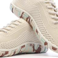 Zapatillas deportivas beige para mujer TBS Tennis Eco Pet Camo ver 7