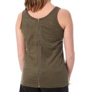 Débardeur Kaki Femme Von Dutch Zip vue 2
