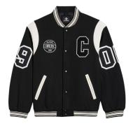 Chaqueta Converse Luxury Varsity Bomber Negro, Hombre barato