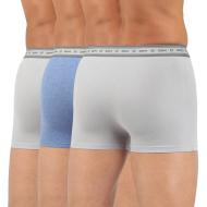 Lot x3 Boxers Gris/Bleu Homme Dim vue 2