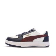 Baskets Blanches/Bordeaux/Noires Garçon Puma Caven pas cher