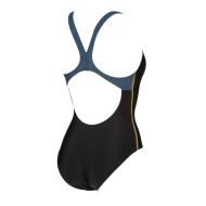 Maillot de Bain Noir Femme Arena Basics Swim Pro vue 2