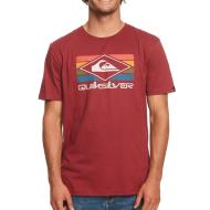 T-shirt Bordeaux Homme Quiksilver Rainbow pas cher