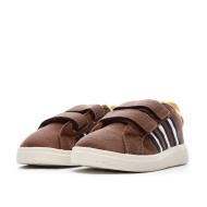 Baskets Marrons Garçon Adidas Grand Court vue 6