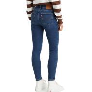 Jeans 721 Bleu Brut Skinny Femme Levi's High Rise Skinny Dark Indi vue 2