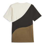 T-shirt Écru/Marron/Noir Homme Puma 673380 vue 2