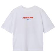 T-shirt Blanc Garçon Name it Jopo