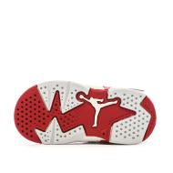 Baskets Écru/Rouge Garçon Nike Jordan 91 vue 5