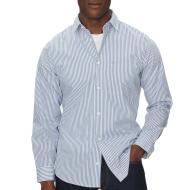 Chemise à Rayures Bleu Homme Calvin Klein Jeans Poplin Stripe pas cher