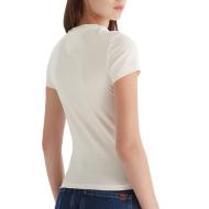 T-Shirt Ecru Femme Tommy Hilfiger DW0DW21550 vue 2