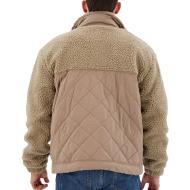 Veste Sherpa Marron Homme SUPERDRY Workwear Hybrid vue 2
