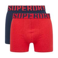 x2 Boxers Rouge/Marine Homme Superdry M3110340A