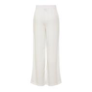 Pantalon fluide Blanc Femme Pieces Wide vue 3