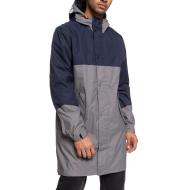 Parka Grise et Bleue Homme Dc Shoes Nukove pas cher